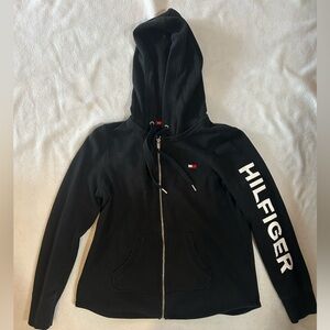Tommy Hilfiger Black Zip-Up Hoodie